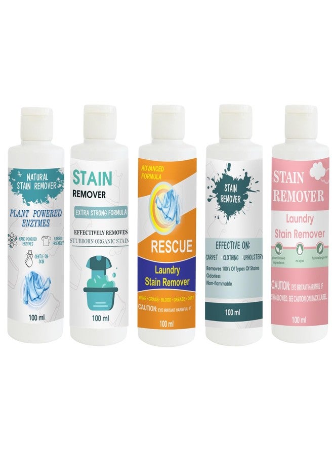 مجموعة مزيلات البقع من توفوس: مزيل بقع القمصان، والدمى، والبرتقالي، والسماوي، والوردي | محلول تنظيف متعدد الأسطح للملابس والأقمشة والمفروشات (100 غرام لكل عبوة) - Image 1